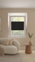 Plissee Bilbao Crepe Schwarz 1400