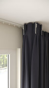 Batist halbtransparent Anthrazit 9948