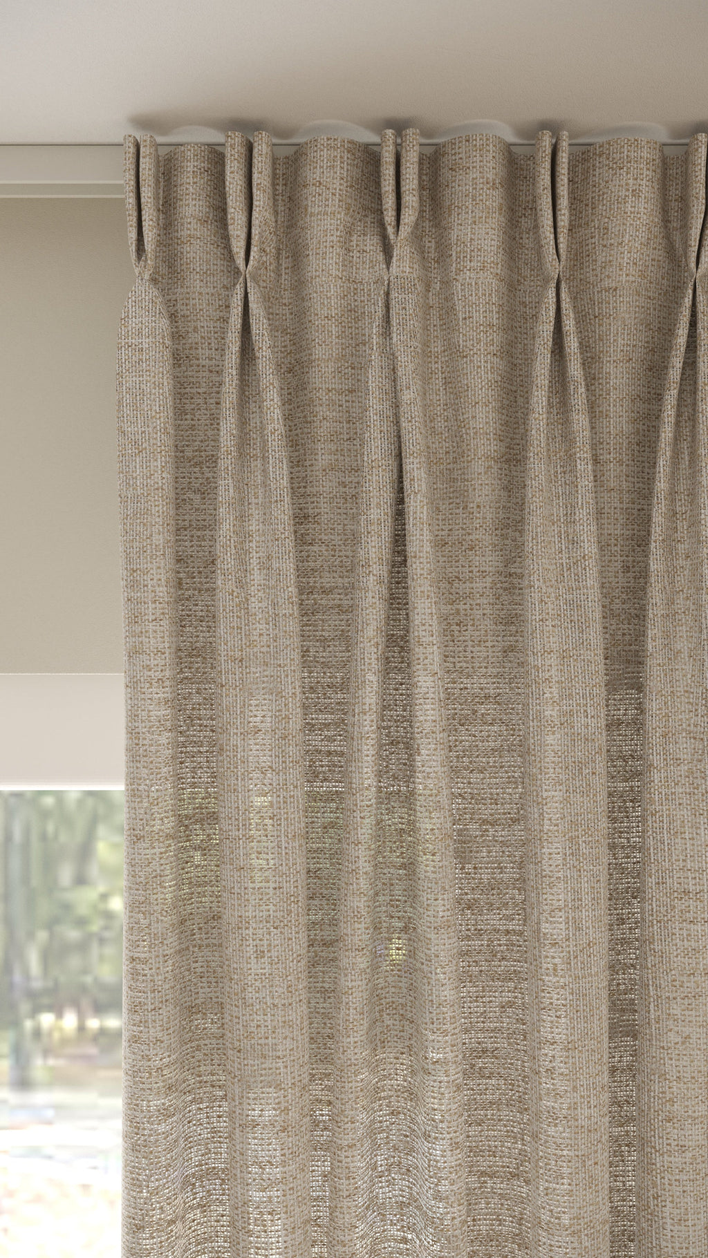 Cozy Bouclé halbtransparent Sand 7