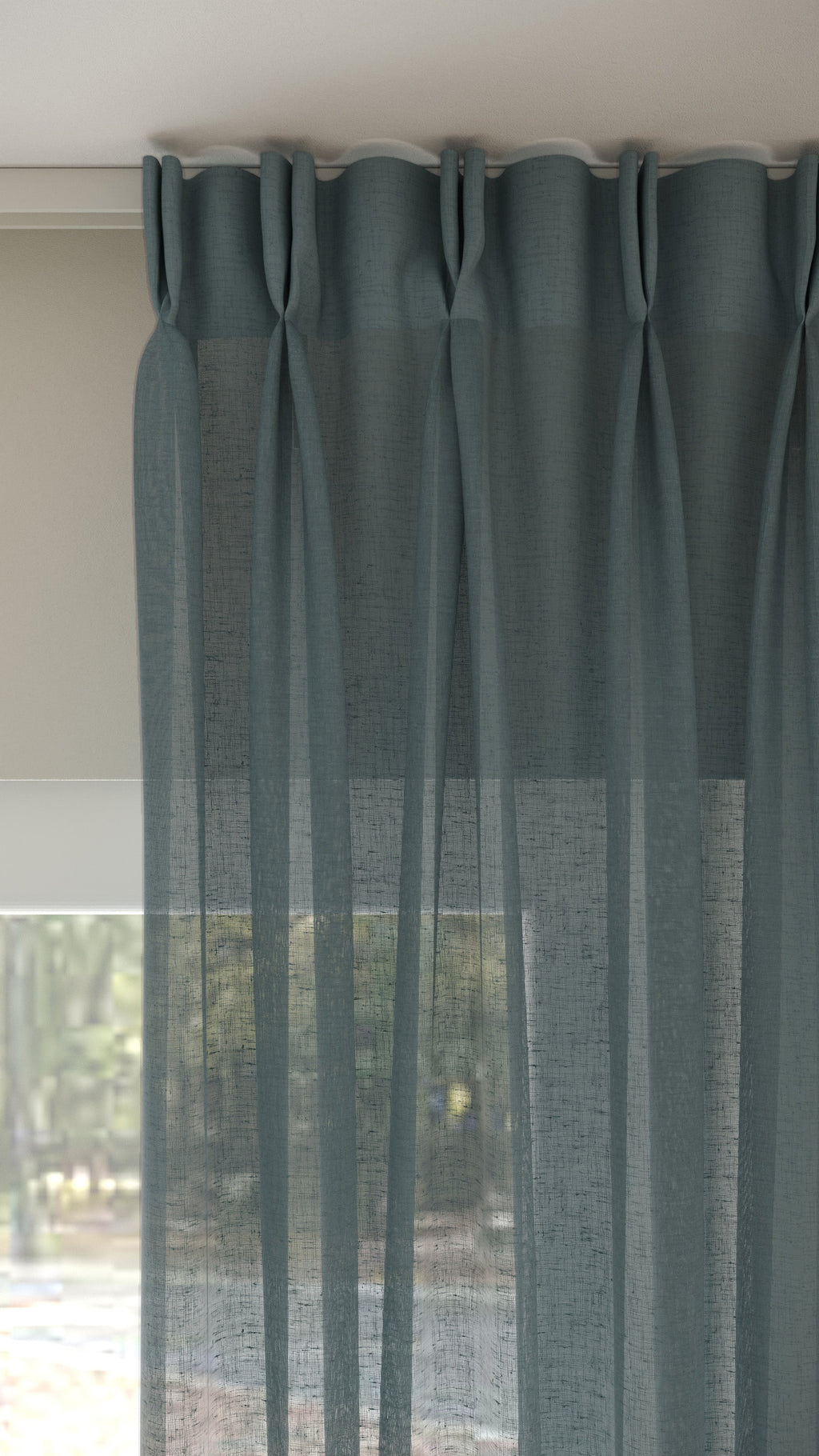 Fantazi Uni halbtransparent Blau