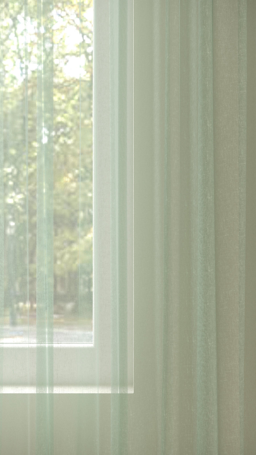 Fantazi Uni halbtransparent Samtgrün
