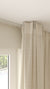 Leinenoptik halbtransparent Hellbeige