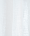 Leinenoptik halbtransparent Weiß