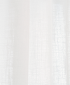 Leinenoptik halbtransparent Elfenbein