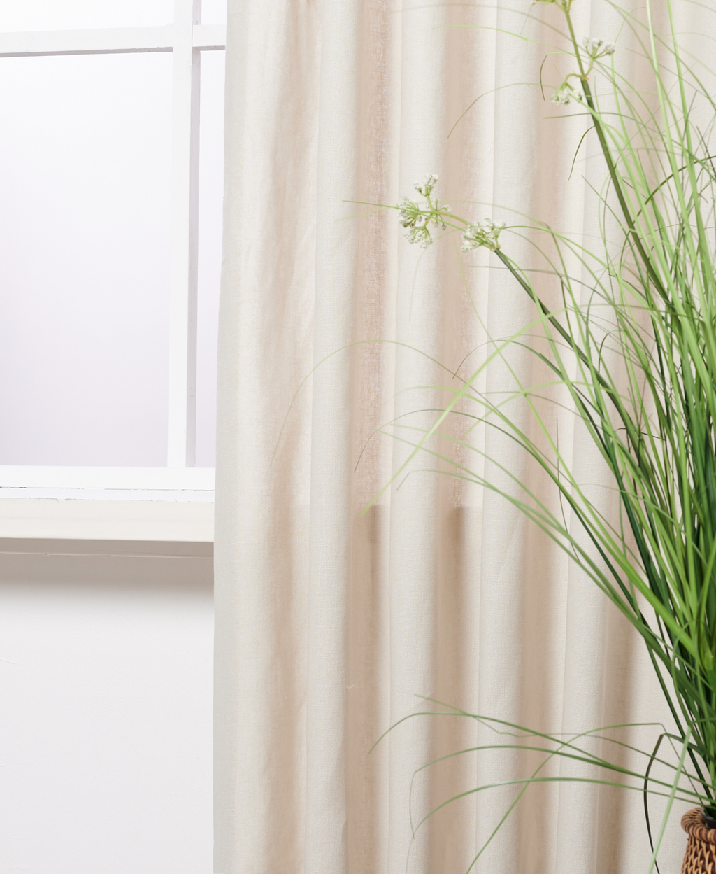 Gordijn Lincas 100 Linnen Lichtbeige Afbeelding 2