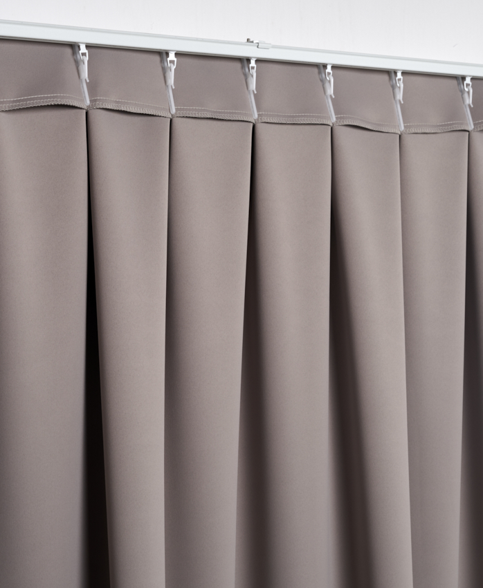 Uni schwer entflammbar Taupe