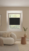 Plissee Bilbao Crepe Schwarz 1400