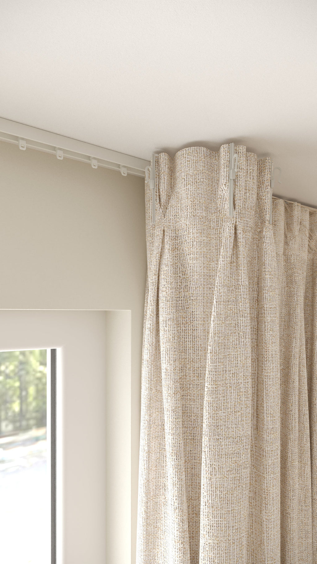 Cozy Bouclé halbtransparent Camel 5