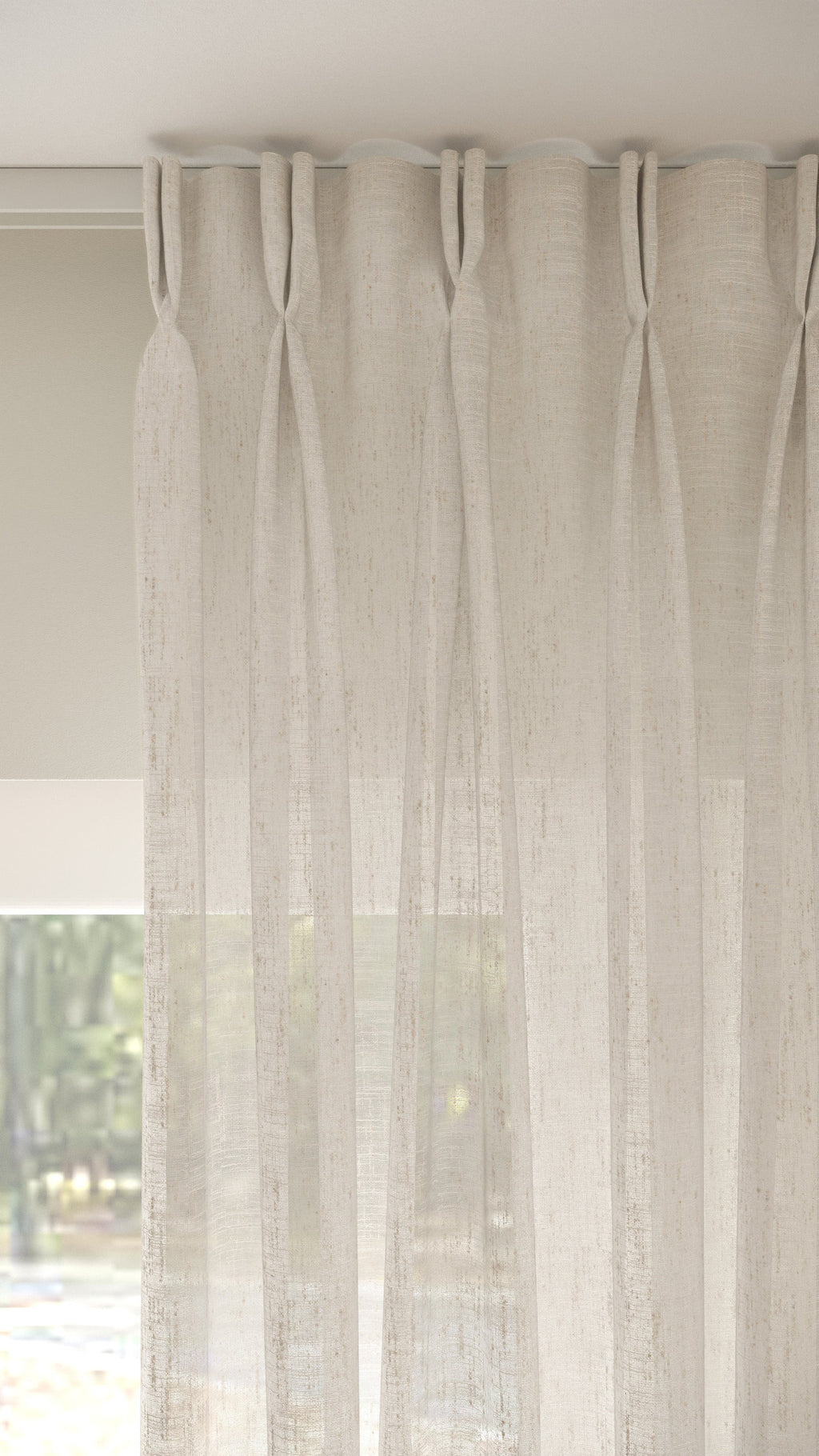 Carlo Leinen halbtransparent Elfenbein 01