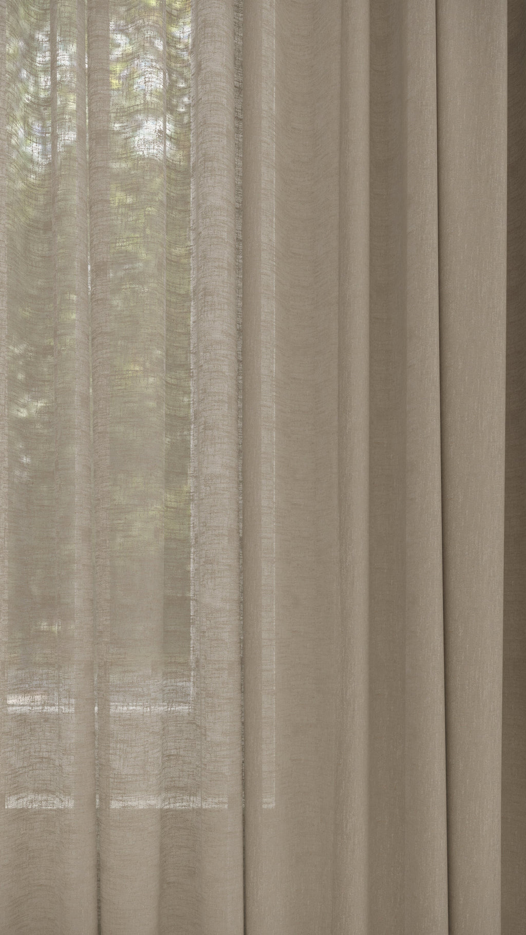 Carlo Leinen halbtransparent Sand 06