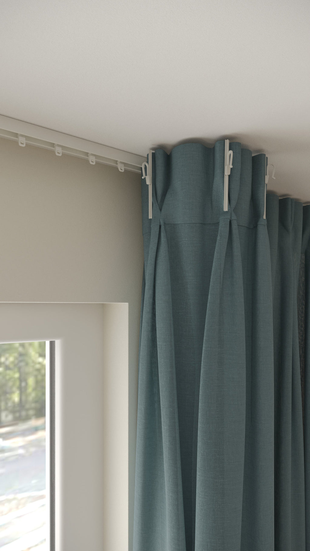 Fantazi Uni halbtransparent Blau
