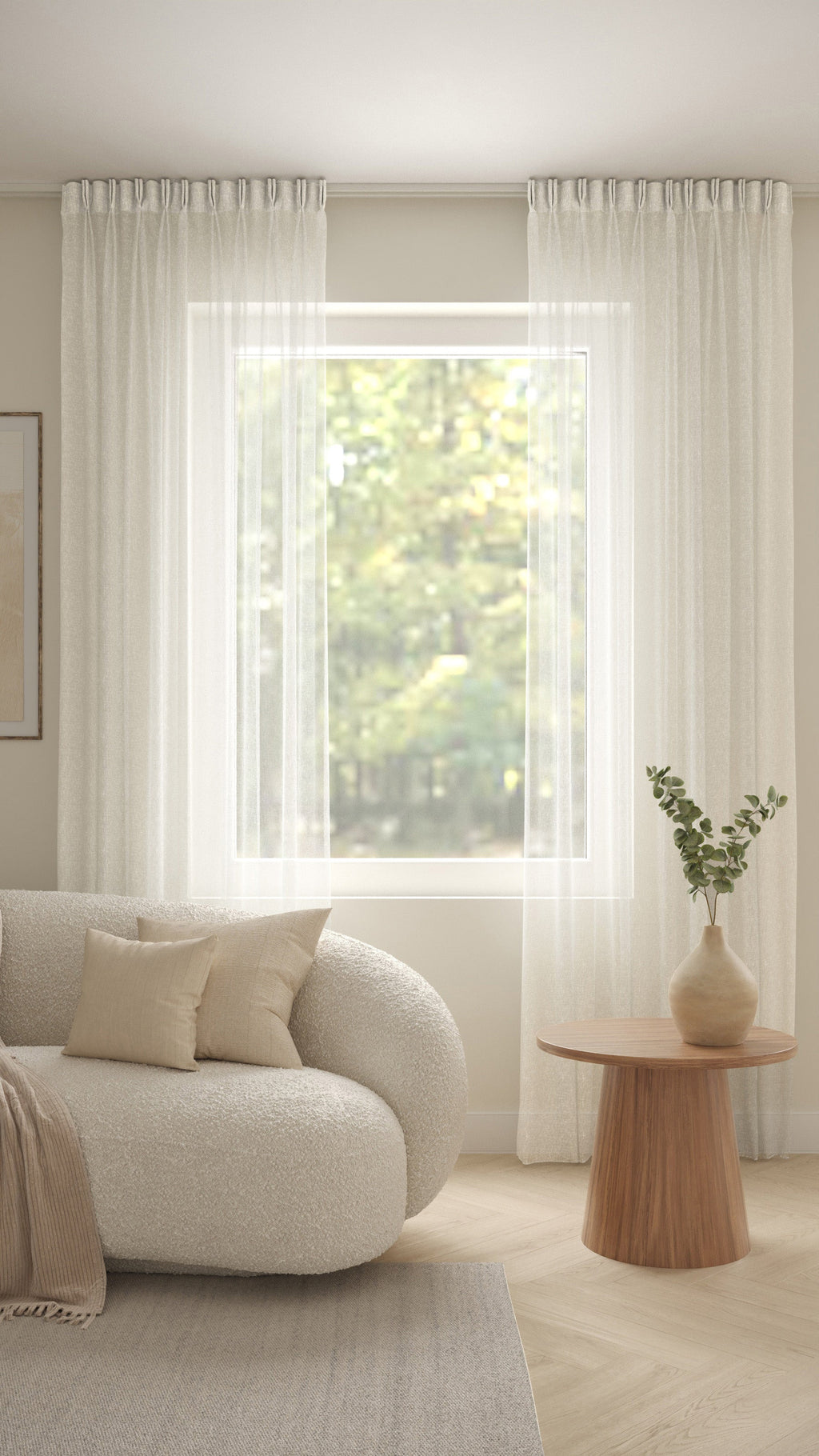 Fantazi Uni halbtransparent Off-White