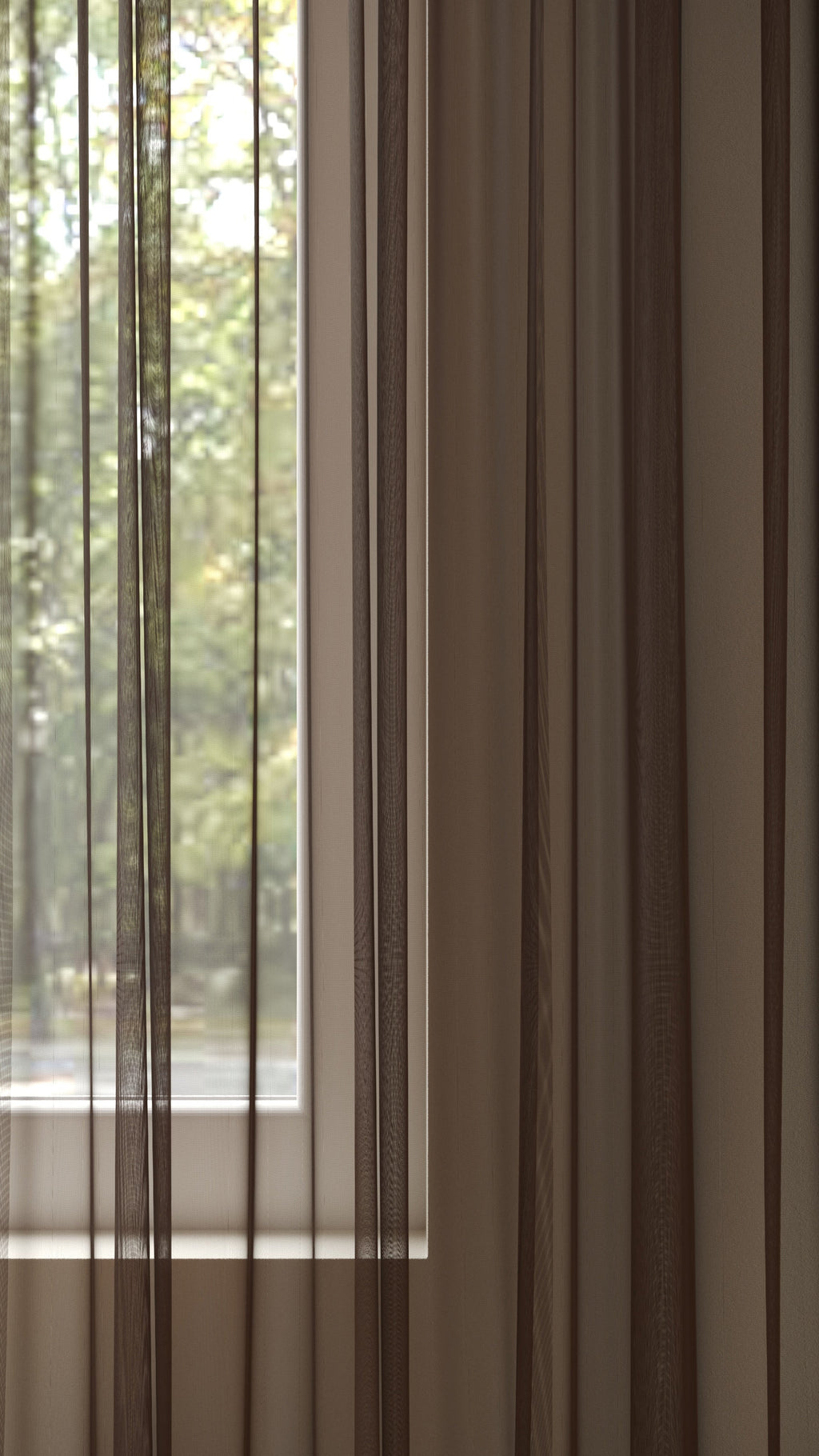 Französische Voile Braun