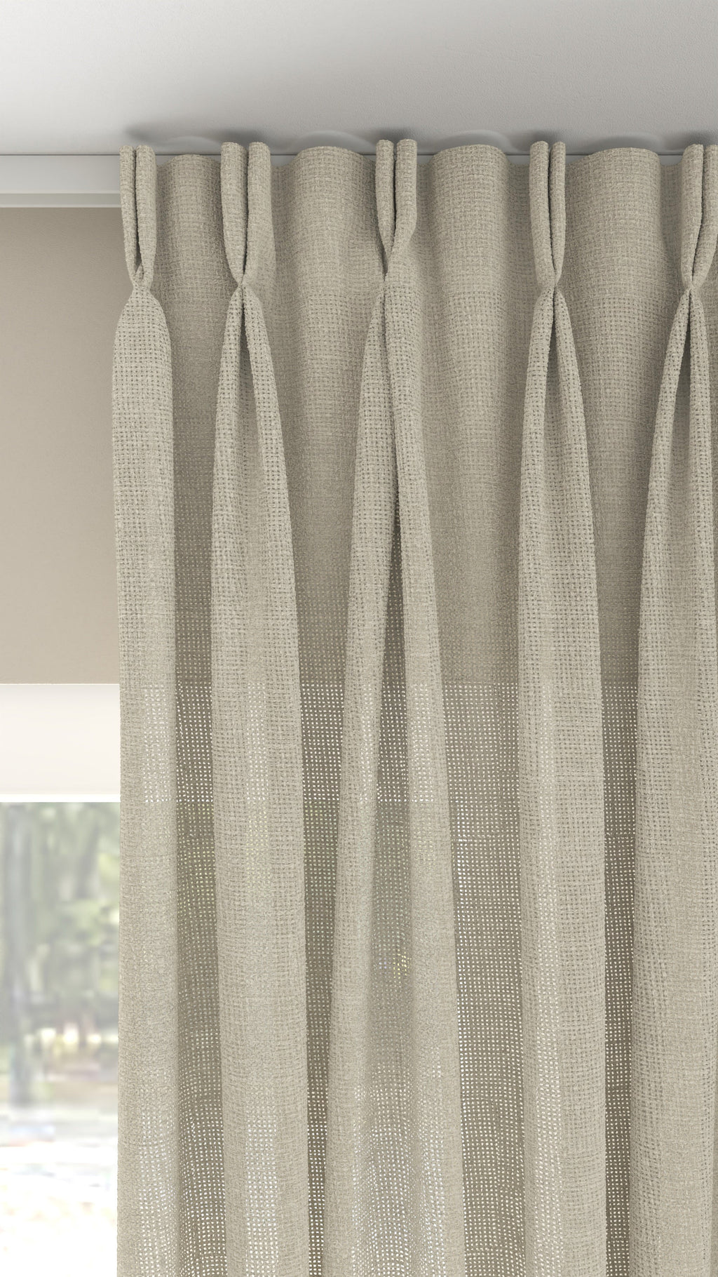 Palma halbtransparent Hellbeige