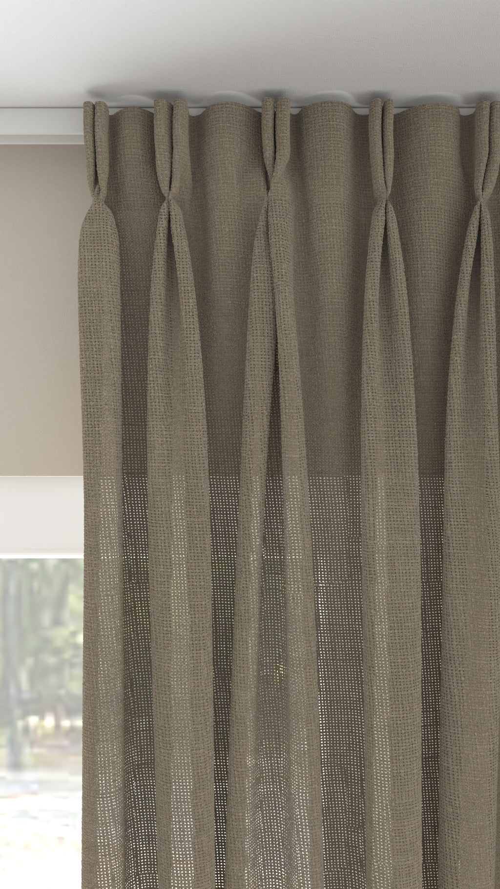 Palma halbtransparent Taupe