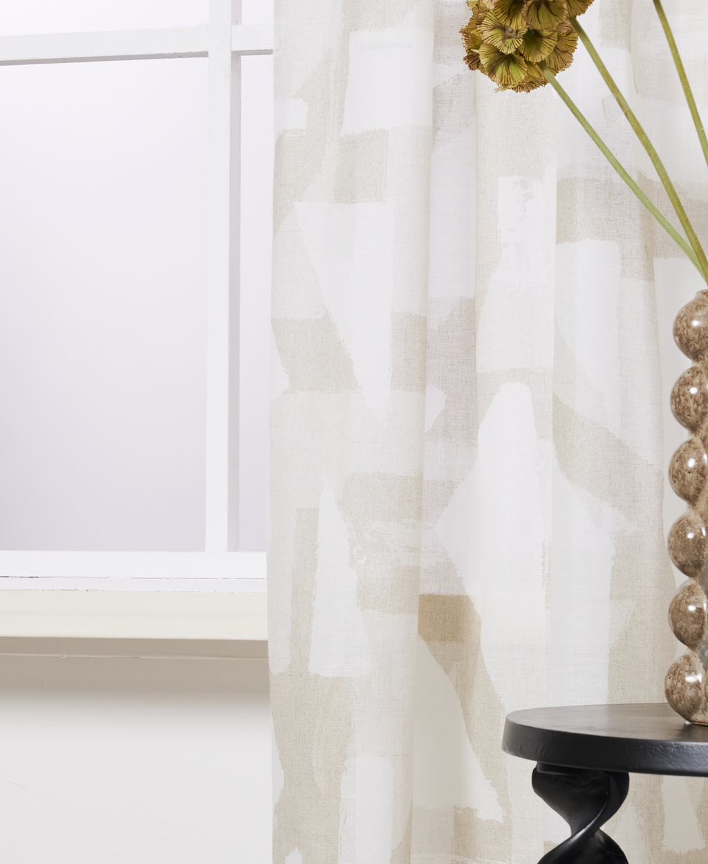 Imber halbtransparent Elfenbein/Sand 1