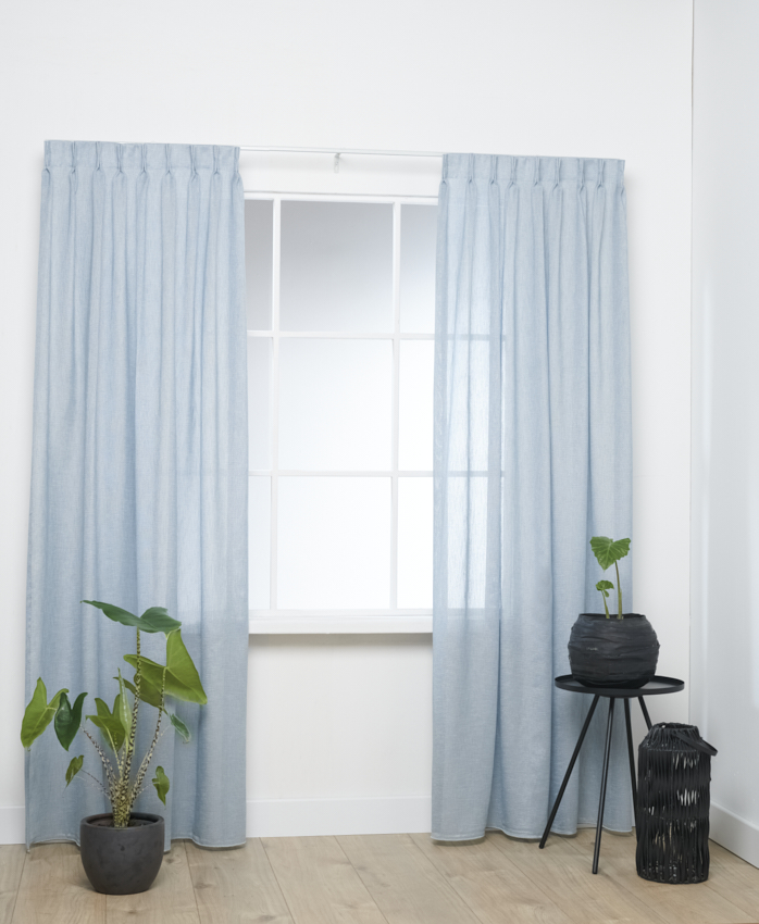 Mykonos 5381 halbtransparent Blau 58