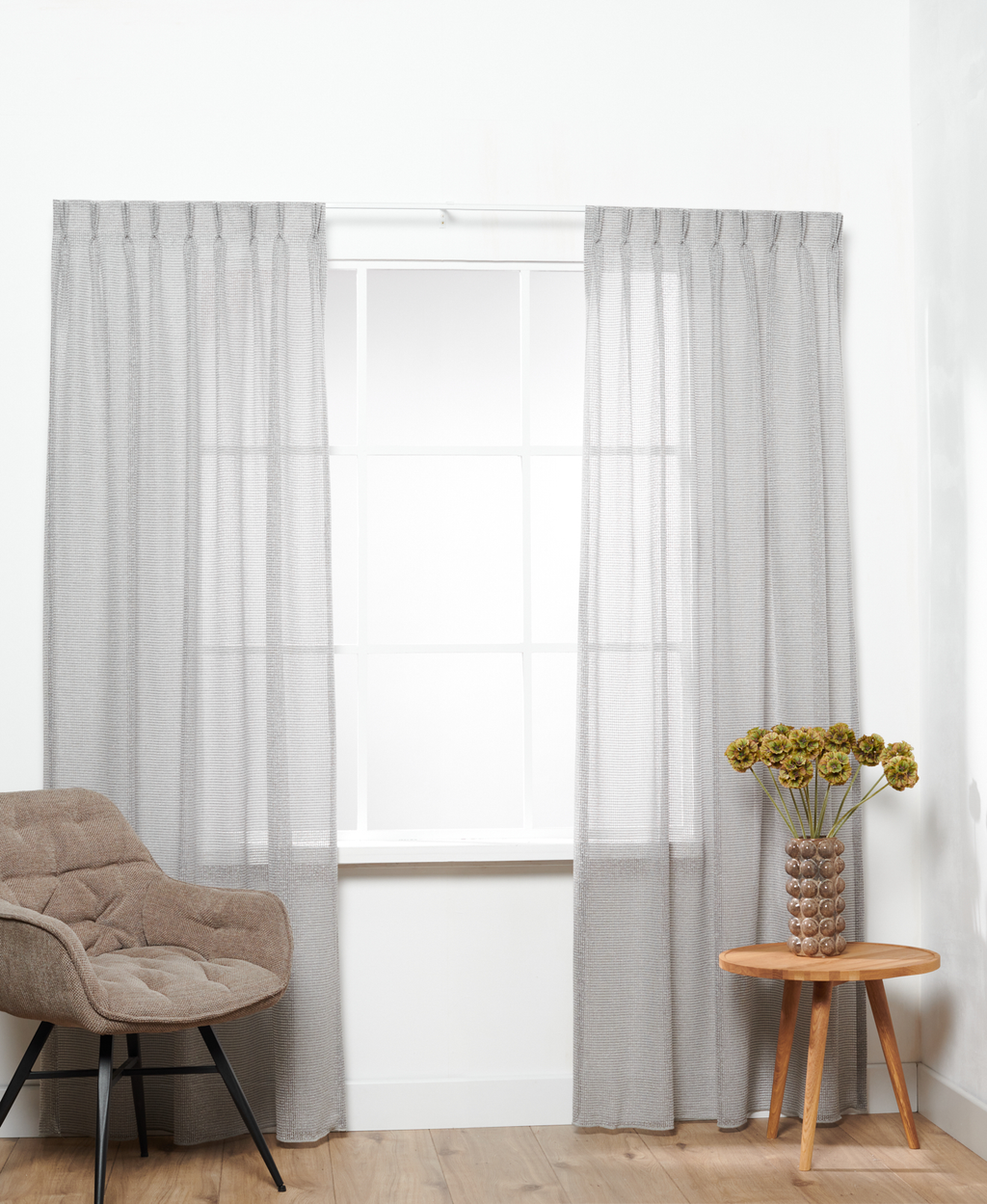 Corfu 1078 halbtransparent Grau 149