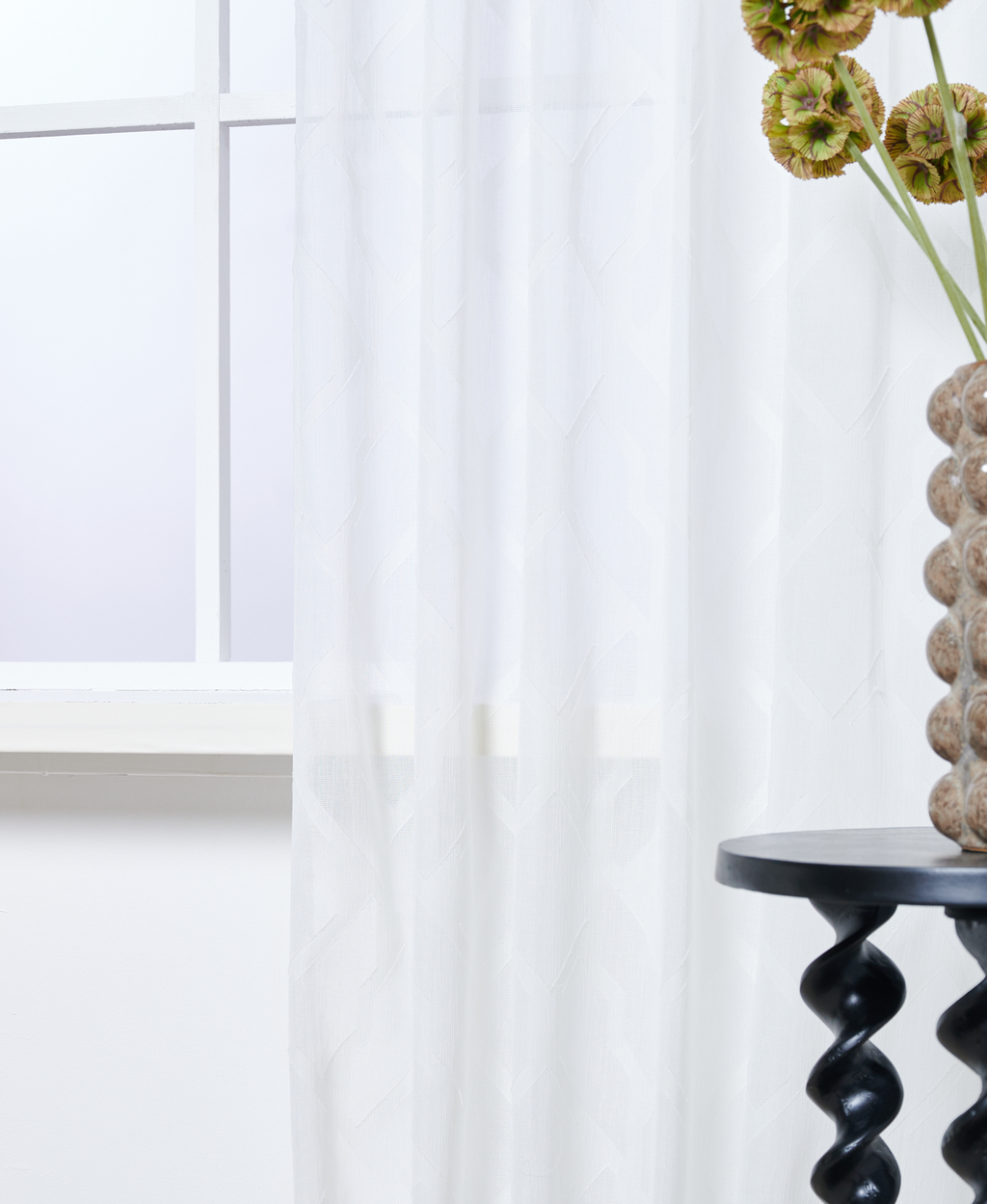 Amalfi halbtransparent Off-White 1