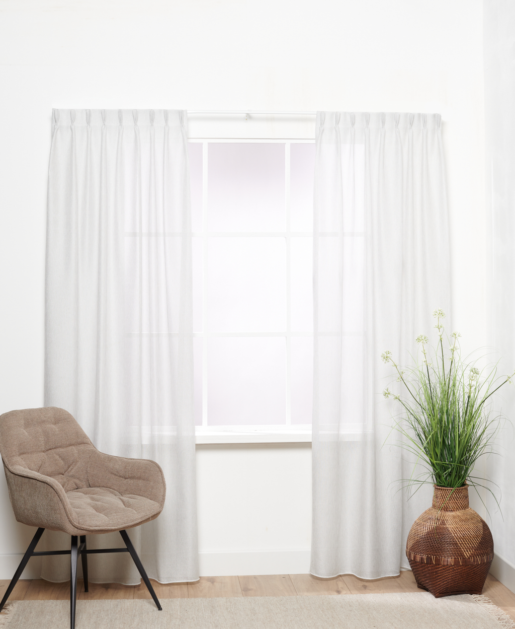 Athen halbtransparent Silber 13724