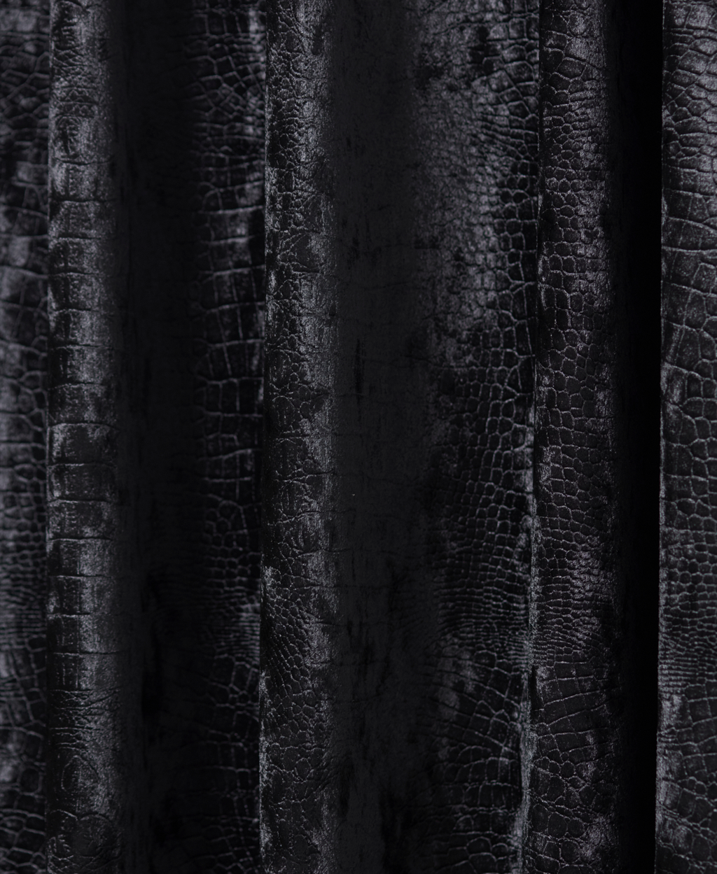 Velvet Kroko Schwarz 24