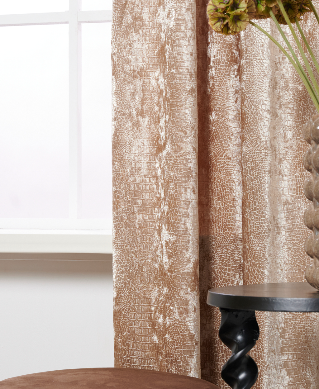 Velvet Kroko Sand 12