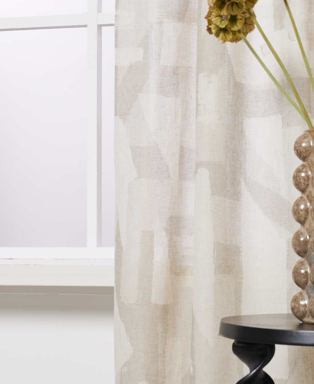 Imber halbtransparent Natur/Warmgrau 1007