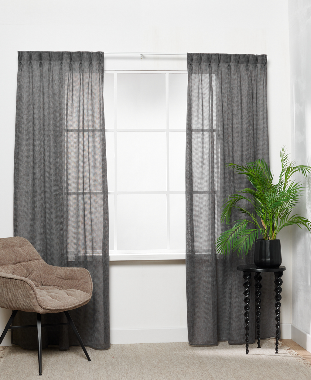 Thalassa 1121 halbtransparent Anthrazit 151