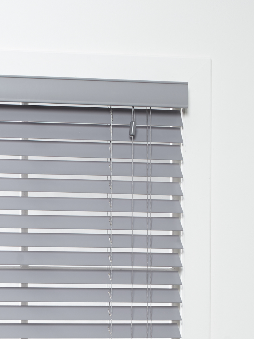 Houten Jaloezie Luxe Grijs Afbeelding 2