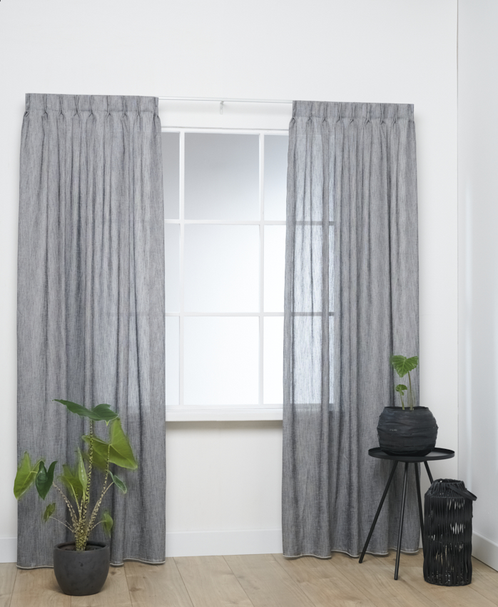Mykonos 5381 halbtransparent Grau 26