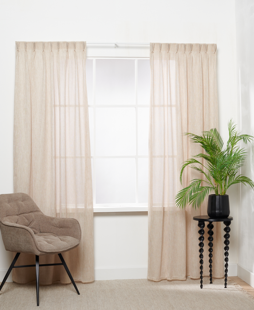 Thalassa 1121 halbtransparent Sand 239-2