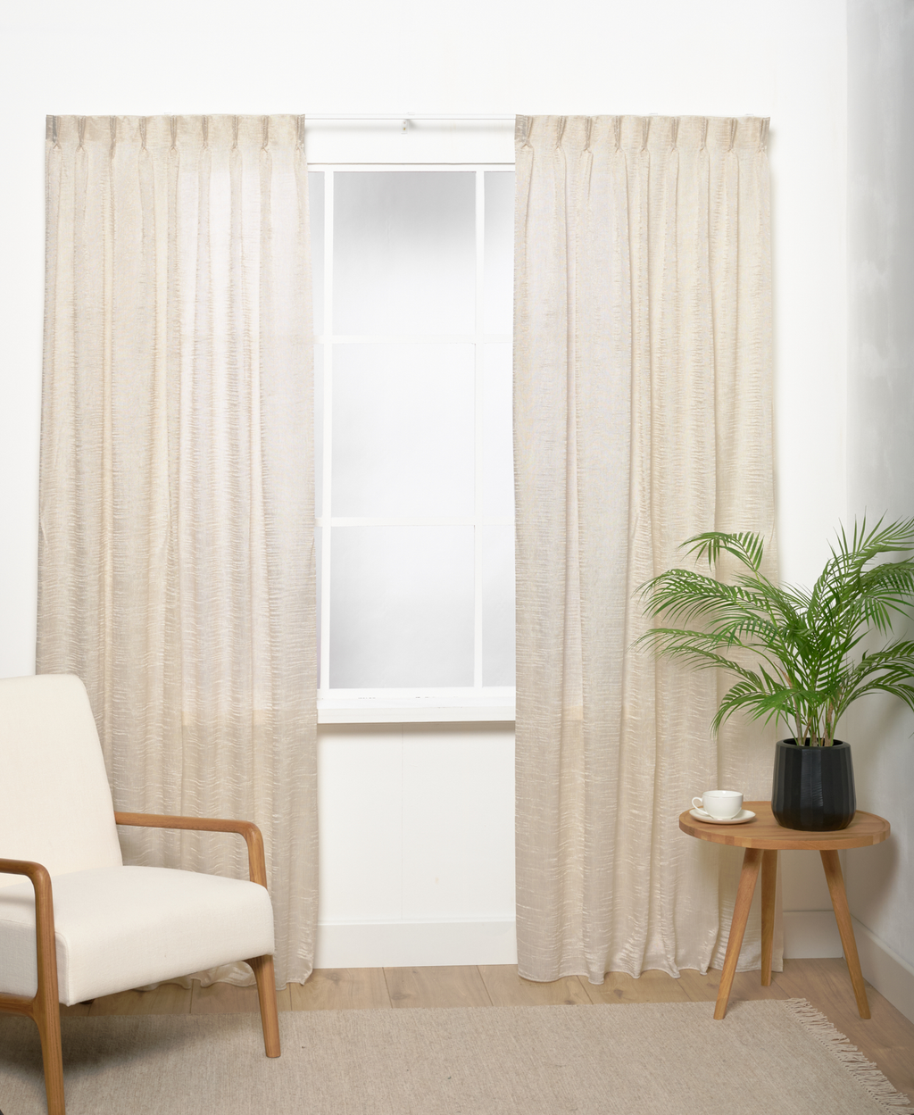 Luxury Crunch 5568 halbtransparent Elfenbein 7