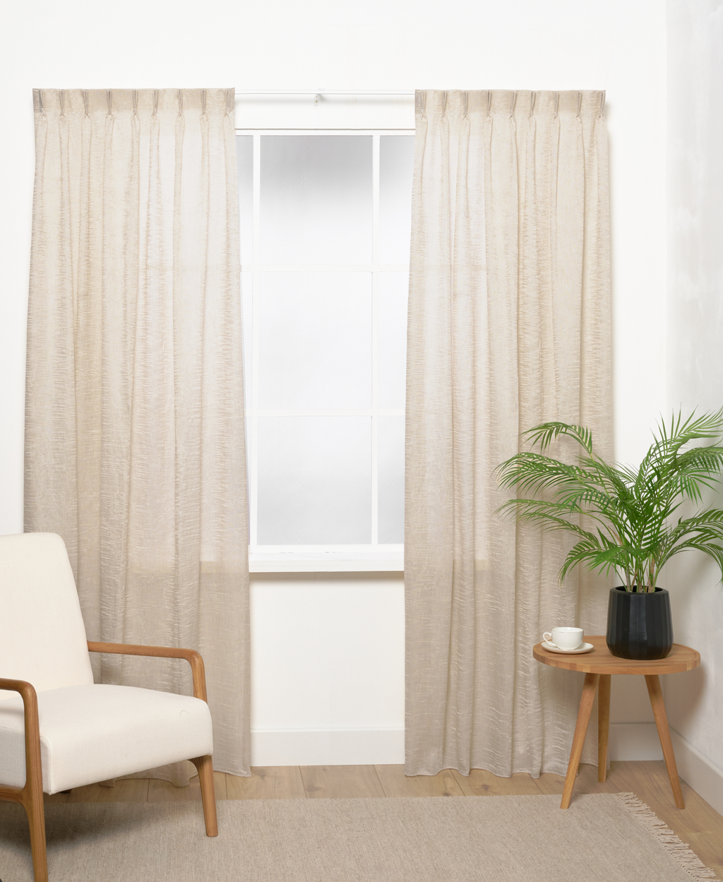 Luxury Crunch 5568 halbtransparent Natur 9