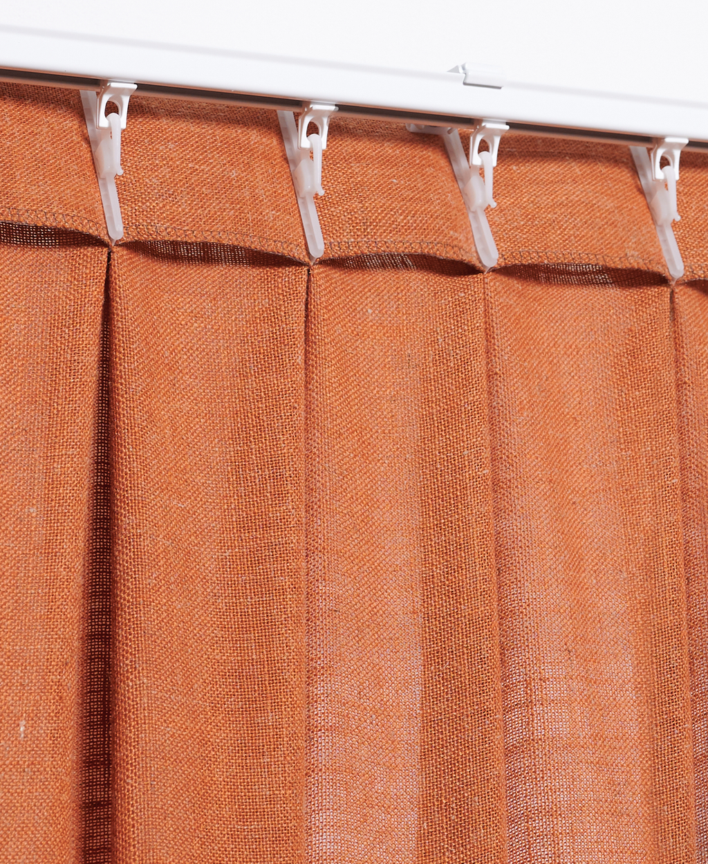 Mallorca Leinen halbtransparent Orange 241