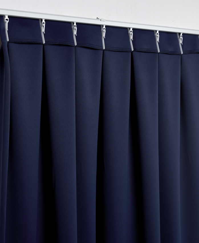Uni schwer entflammbar Blau